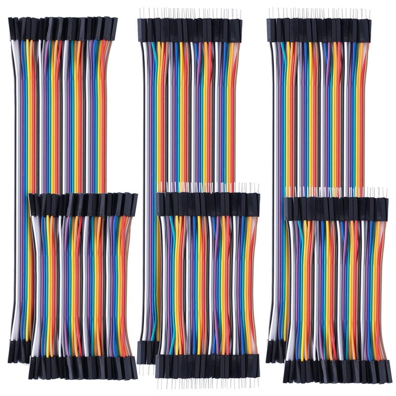 Aypzuke 10cm+20cm 240pcs Breadboard Jumper Wires Cable Kit, Male to Female, Female to Male, Compatible for Arduino and Raspberry Pi - Image 2